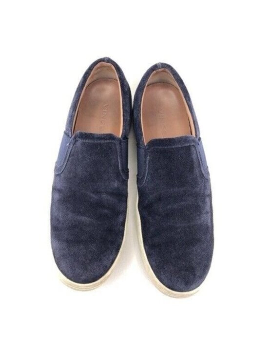 Vince Blue Suede Leather Slip on Sneakers 8.5M main image 7